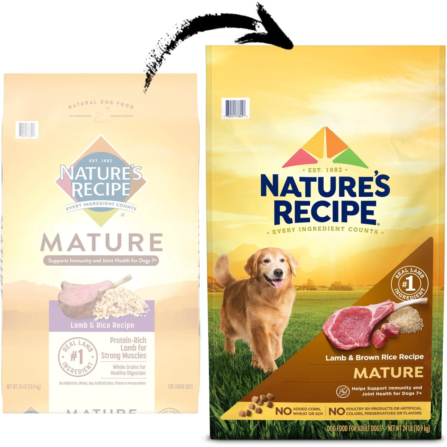 Nature's Recipe Mature Lamb & Rice Recipe Dry Dog Food 2 Nature's Recipe Mature Lamb & Rice Recipe Dry Dog Food - Image 2