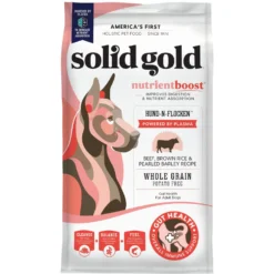 Solid Gold NutrientBoost Hund-N-Flocken Beef, Brown Rice & Pearled Barley Recipe Adult Dry Dog Food