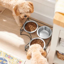 Frisco Multi Pet Feeding Corner 3-Bowls Stainless Steel Dog & Cat Bowl -ROYAL CANIN Shop 277561 PT2. AC SS1800 V1630346973