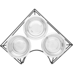 Frisco Multi Pet Feeding Corner 3-Bowls Stainless Steel Dog & Cat Bowl -ROYAL CANIN Shop 277561 PT4. AC SS1800 V1627935444