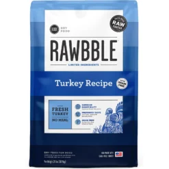 BIXBI RAWBBLE Fresh Turkey Recipe Limited Ingredient Grain-Free Dry Dog Food