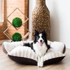 Snoozzy Rustic Lux Comfy Sofa Dog Bed -ROYAL CANIN Shop 280889 PT2. AC SS1800 V1616636202