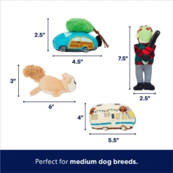 Frisco Holiday House Hide & Seek Puzzle Plush Squeaky Dog Toy -ROYAL CANIN Shop 287083 PT2. AC SS1800 V1695046042