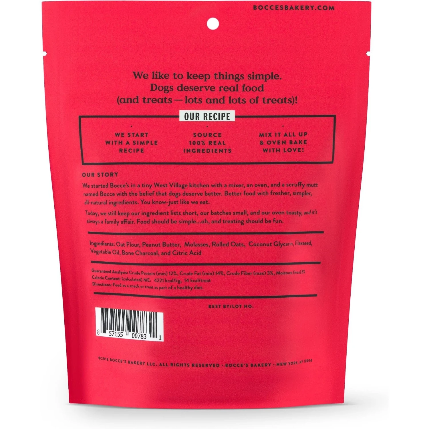 Bocce's Bakery Lumps Of Coal Soft & Chewy Dog Treats, 6-oz Bag 2 Bocce's Bakery Lumps Of Coal Soft & Chewy Dog Treats, 6-oz Bag - Image 2