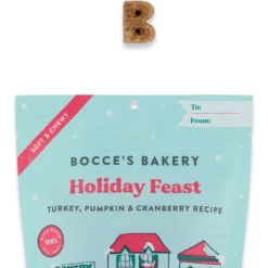 Bocce's Bakery Holiday Feast Turkey, Pumpkin & Cranberry Recipe Soft & Chewy Dog Treats, 6-oz Bag -ROYAL CANIN Shop 292509 PT2. AC SS1800 V1667326889