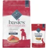 Blue Buffalo Basics Skin & Stomach Care Salmon & Potato Recipe Adult Dry Dog Food & Blue Buffalo Basics Skin & Stomach Care Biscuits Salmon & Potato Dog Treats