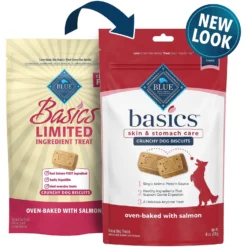 Blue Buffalo Basics Skin & Stomach Care Salmon & Potato Recipe Adult Dry Dog Food & Blue Buffalo Basics Skin & Stomach Care Biscuits Salmon & Potato Dog Treats -ROYAL CANIN Shop 292682 PT5. AC SS1800 V1646350154