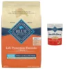 Blue Buffalo Life Protection Formula Large Breed Adult Chicken & Brown Rice Recipe Dry Dog Food & Blue Buffalo Health Bars Baked With Bacon, Egg & Cheese Dog Treats