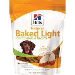 Hill's Science Diet Adult Light With Chicken Meal & Barley Dry Dog Food & Hill's Natural Baked Light Biscuits With Real Chicken Dog Treats, Medium -ROYAL CANIN Shop 293182 PT4. AC SS1800 V1620011225