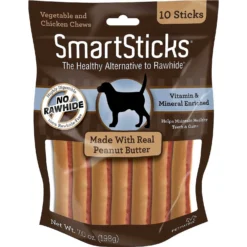 Nature's Recipe Grain-Free Salmon, Sweet Potato & Pumpkin Recipe Dry Dog Food & SmartBones SmartSticks Peanut Butter Dog Treats -ROYAL CANIN Shop 293386 PT3. AC SS1800 V1619986345