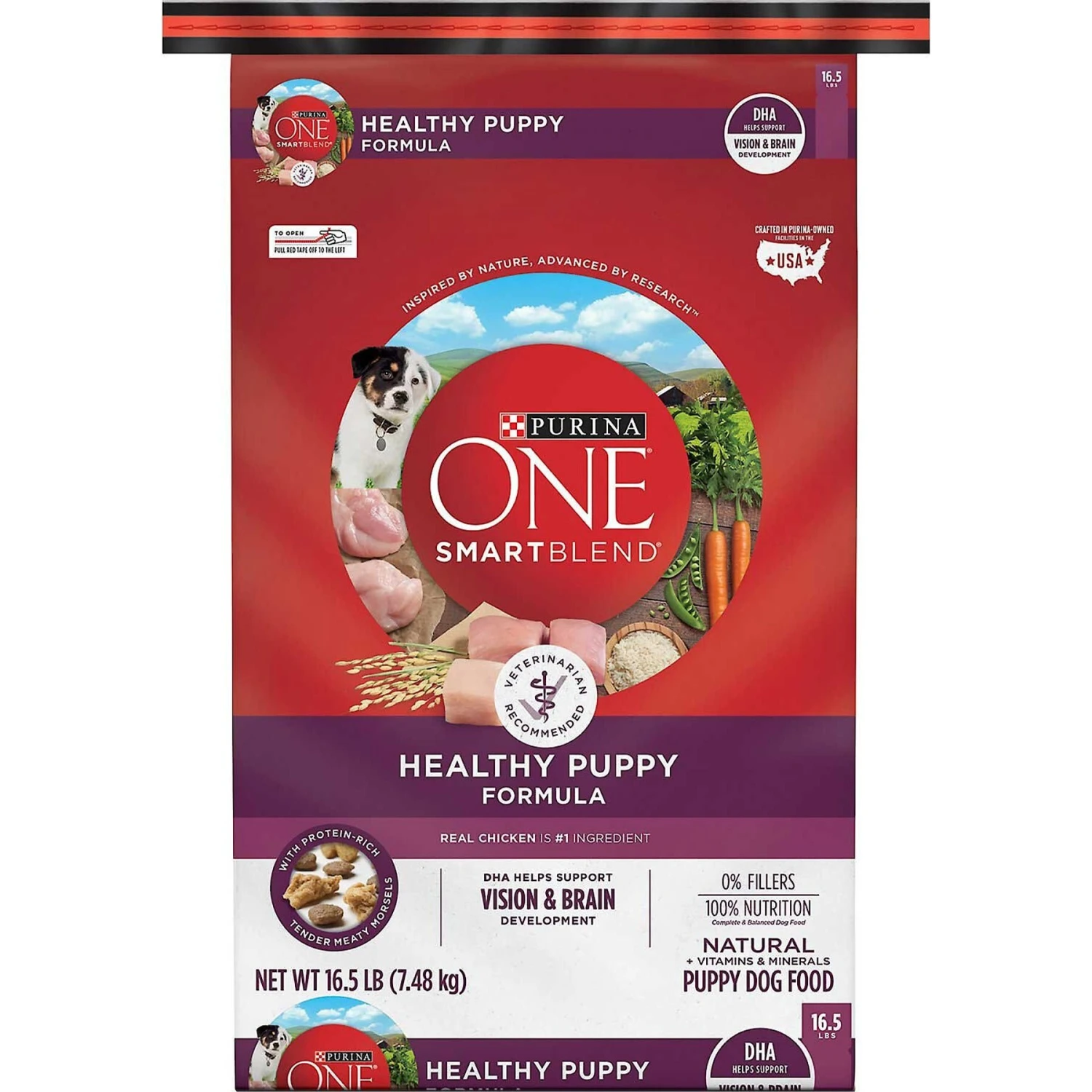 Purina ONE +Plus Natural High Protein Healthy Puppy Formula Dry Puppy Food & Wellness Soft Puppy Bites Lamb & Salmon Recipe Grain-Free Natural Dog Treats 2 Purina ONE +Plus Natural High Protein Healthy Puppy Formula Dry Puppy Food & Wellness Soft Puppy Bites Lamb & Salmon Recipe Grain-Free Natural Dog Treats - Image 2