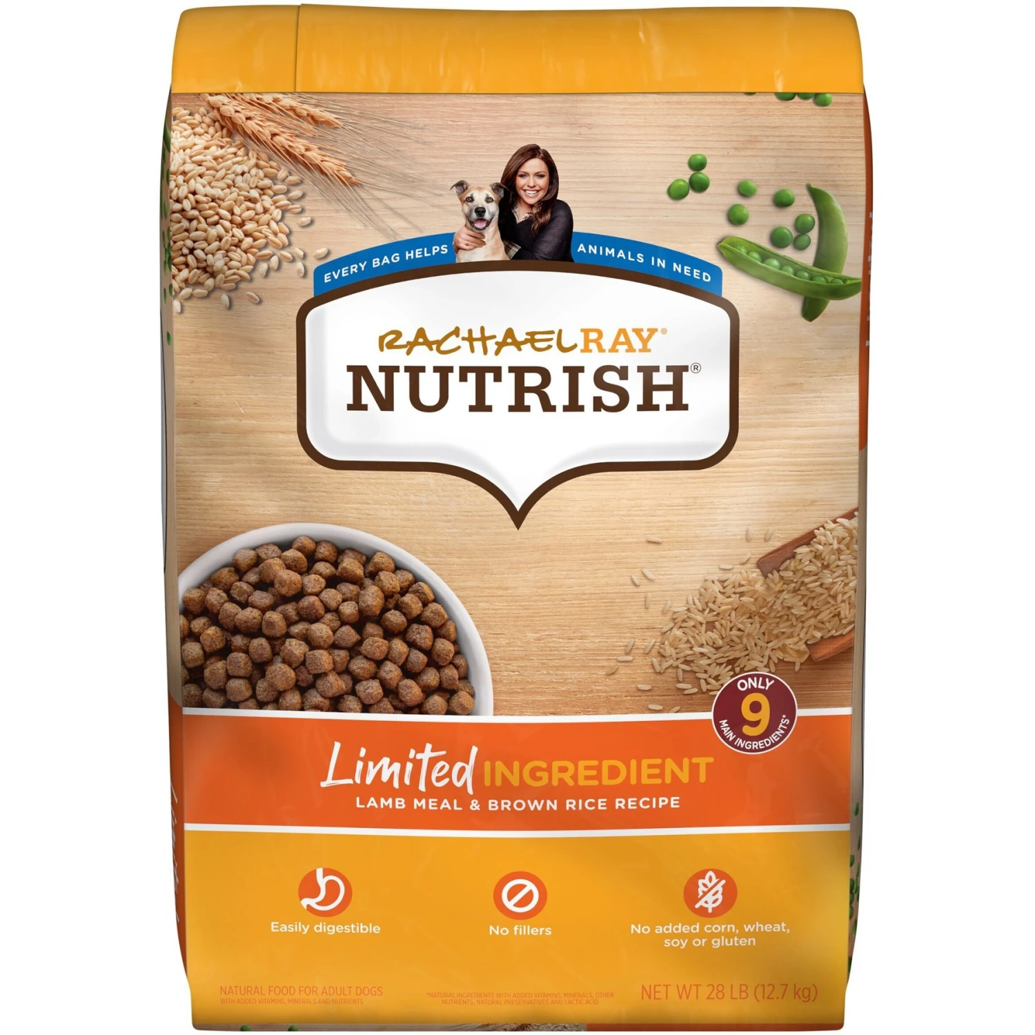 Rachael Ray Nutrish Limited Ingredient Lamb Meal & Brown Rice Recipe Dry Dog Food & Rachael Ray Nutrish Soup Bones Chicken & Veggies Flavor Dog Treats 2 Rachael Ray Nutrish Limited Ingredient Lamb Meal & Brown Rice Recipe Dry Dog Food & Rachael Ray Nutrish Soup Bones Chicken & Veggies Flavor Dog Treats - Image 2
