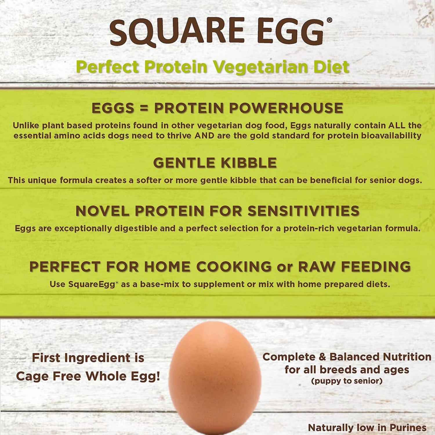 SquarePet Square Egg Meat Free Formula Dry Dog Food 3 SquarePet Square Egg Meat Free Formula Dry Dog Food - Image 3