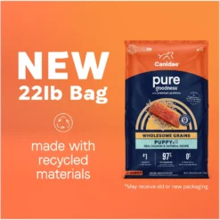 CANIDAE PURE With Wholesome Grains Limited Ingredient Real Salmon & Oatmeal Recipe Puppy Dry Dog Food -ROYAL CANIN Shop 297348 PT2. AC SS1800 V1690306307