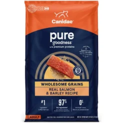 CANIDAE PURE With Wholesome Grains Real Salmon & Barley Recipe Adult Dry Dog Food