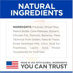 Hill's Science Diet Adult 11+ Small & Mini Chicken Meal, Barley & Brown Rice Recipe Dry Dog Food & Hill's Natural Soft Savories With Peanut Butter & Banana Dog Treats -ROYAL CANIN Shop 298082 PT2. AC SS1800 V1692826318