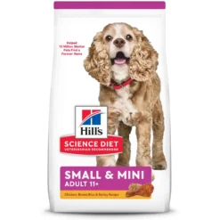 Hill's Science Diet Adult 11+ Small & Mini Chicken Meal, Barley & Brown Rice Recipe Dry Dog Food & Hill's Natural Soft Savories With Peanut Butter & Banana Dog Treats -ROYAL CANIN Shop 298082 PT5. AC SS1800 V1692826258