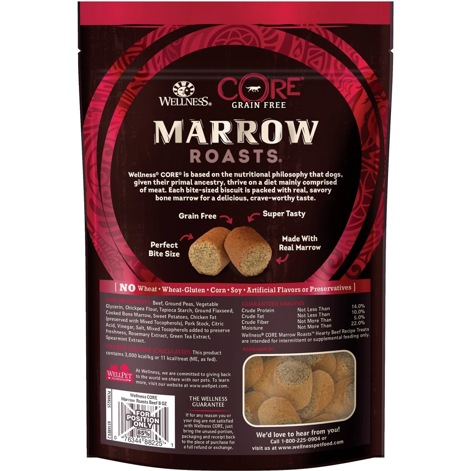 Wellness CORE Grain-Free Reduced Fat Turkey & Chicken Recipe Dry Dog Food & Wellness CORE Healthy Joints Beef Grain-Free Crunchy Dog Treats 5 Wellness CORE Grain-Free Reduced Fat Turkey & Chicken Recipe Dry Dog Food & Wellness CORE Healthy Joints Beef Grain-Free Crunchy Dog Treats - Image 5