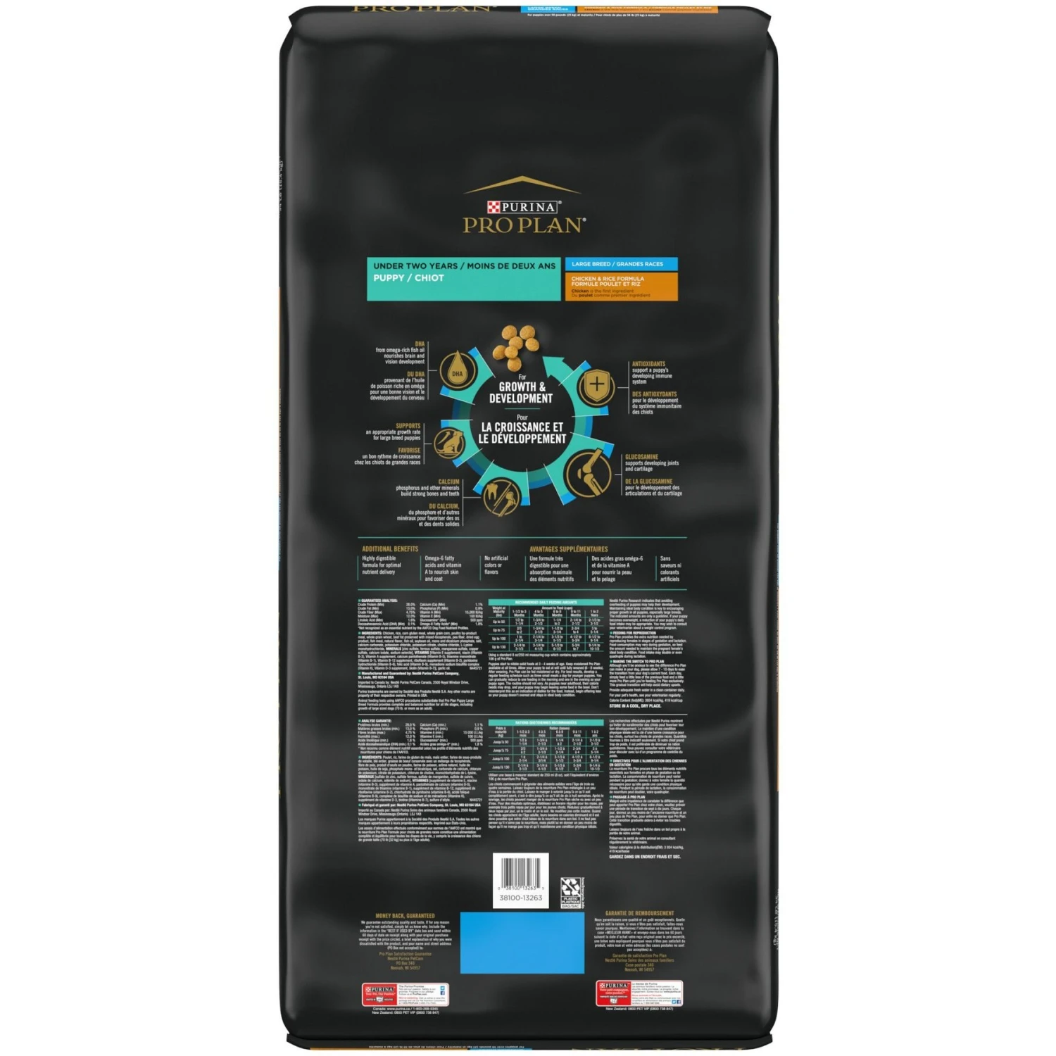 Purina Pro Plan High Protein Chicken & Rice Formula Large Breed Dry Puppy Food & Wellness Soft Puppy Bites Lamb & Salmon Recipe Grain-Free Natural Dog Treats 7 Purina Pro Plan High Protein Chicken & Rice Formula Large Breed Dry Puppy Food & Wellness Soft Puppy Bites Lamb & Salmon Recipe Grain-Free Natural Dog Treats - Image 7