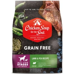 Chicken Soup For The Soul Lamb & Pea Recipe Grain-Free Dry Dog Food, 10-lb Bag