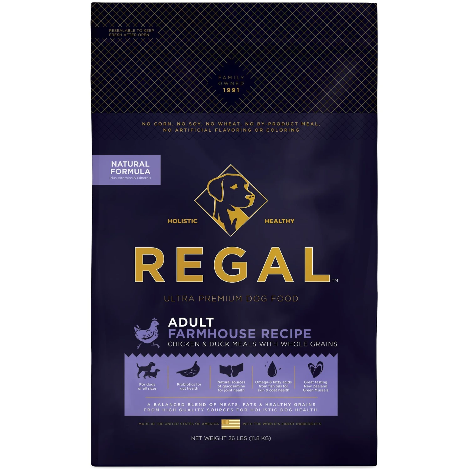 Regal Pet Foods Farmhouse Recipe Chicken & Duck Meals Whole Grains Adult Dry Dog Food 1 Regal Pet Foods Farmhouse Recipe Chicken & Duck Meals Whole Grains Adult Dry Dog Food