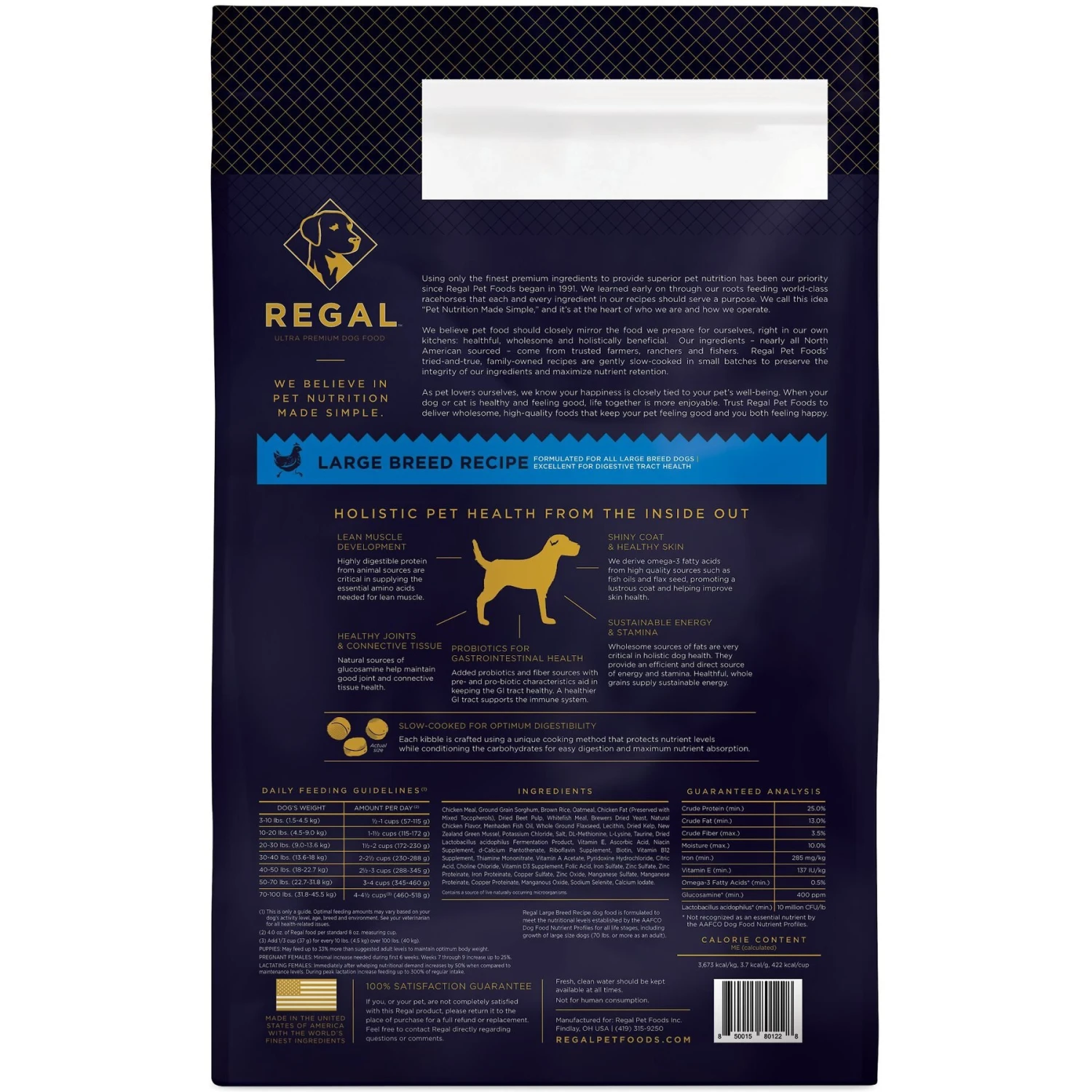 Regal Pet Foods Large Breed Recipe Dry Dog Food 2 Regal Pet Foods Large Breed Recipe Dry Dog Food - Image 2