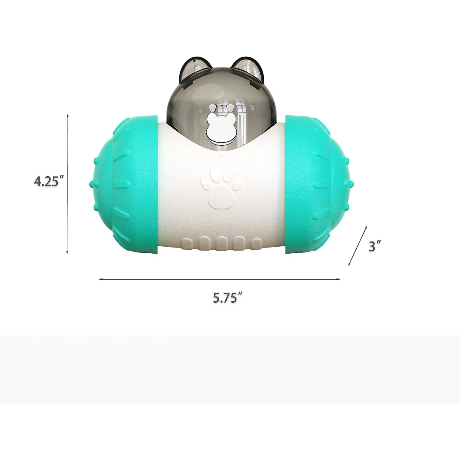 Hanamya Interactive Balanced Rotating Dispensing Dog & Cat Toy 2 Hanamya Interactive Balanced Rotating Dispensing Dog & Cat Toy - Image 2