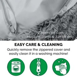 FurHaven Calming Cuddler Long Fur Donut Bolster Dog Bed -ROYAL CANIN Shop 330967 PT7. AC SS1800 V1635454578