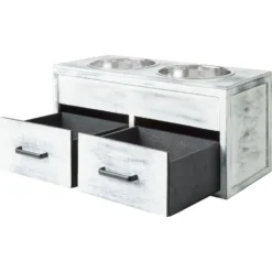 Frisco Premium Wood Elevated Large Breed Dog Bowl With Storage Station, 10 Cup 8 Frisco Premium Wood Elevated Large Breed Dog Bowl With Storage Station, 10 Cup -ROYAL CANIN Shop 331505 PT5. AC SS1800 V1657656894