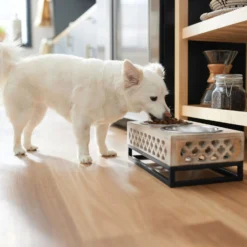 Frisco Premium Wood Elevated Stainless Steel Double Diner Dog & Cat Bowl, 3 Cup -ROYAL CANIN Shop 331507 PT2. AC SS1800 V1657656894