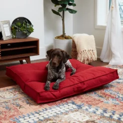 Happy Hounds Milo Square Tufted Pillow Dog Bed -ROYAL CANIN Shop 352561 PT2. AC SS1800 V1642210636
