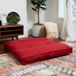 Happy Hounds Milo Square Tufted Pillow Dog Bed -ROYAL CANIN Shop 352561 PT3. AC SS1800 V1642221985