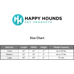 Happy Hounds Milo Square Tufted Pillow Dog Bed -ROYAL CANIN Shop 352561 PT8. AC SS1800 V1688752147