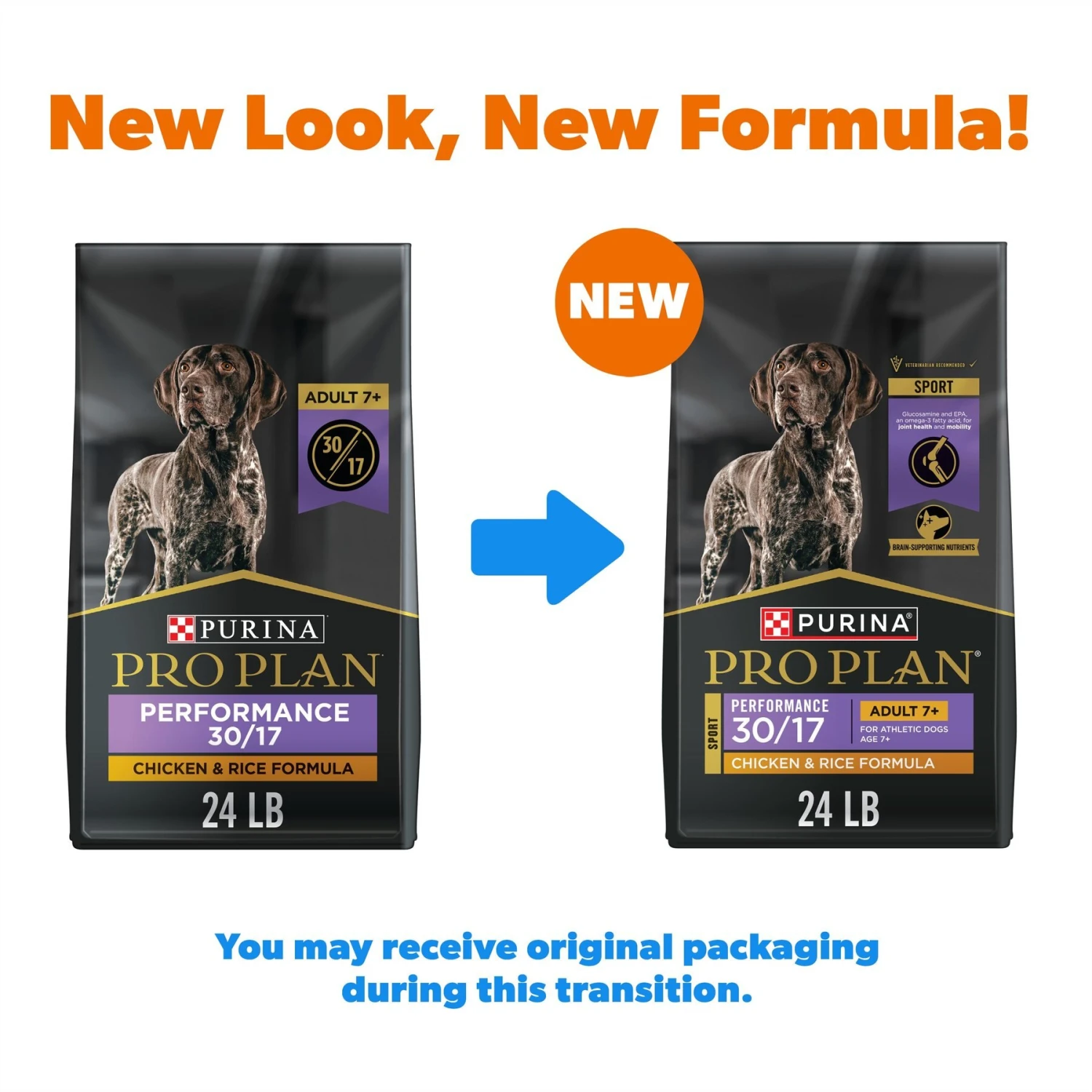Purina Pro Plan Sport Performance Senior High-Protein 30/17 Chicken & Rice Formula Dog Food 2 Purina Pro Plan Sport Performance Senior High-Protein 30/17 Chicken & Rice Formula Dog Food - Image 2