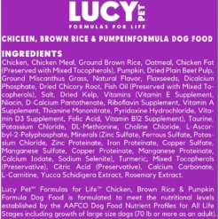 Lucy Pet Products Chicken, Brown Rice & Pumpkin Limited Ingredient Diet Small Bites Dog Food, 4.5-lbs Bag 11 Lucy Pet Products Chicken, Brown Rice & Pumpkin Limited Ingredient Diet Small Bites Dog Food, 4.5-lbs Bag -ROYAL CANIN Shop 353159 PT4. AC SS1800 V1641584022