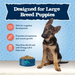 Blue Buffalo Baby Blue Large Breed Healthy Growth Formula Natural Chicken & Brown Rice Recipe Puppy Dry Food, 24-lb Bag -ROYAL CANIN Shop 354132 PT3. AC SS1800 V1646090207