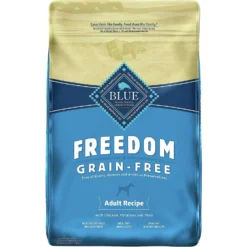 Blue Buffalo Delectables Chicken & Beef Dinner Variety Pack Grain-Free Wet Dog Food Topper, 3-oz Pouches, Case Of 12 & Blue Buffalo Freedom Adult Chicken Recipe Grain-Free Dry Dog Food -ROYAL CANIN Shop 356862 PT5. AC SS1800 V1640896600