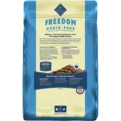 Blue Buffalo Delectables Chicken & Beef Dinner Variety Pack Grain-Free Wet Dog Food Topper, 3-oz Pouches, Case Of 12 & Blue Buffalo Freedom Adult Chicken Recipe Grain-Free Dry Dog Food -ROYAL CANIN Shop 356862 PT6. AC SS1800 V1640890009
