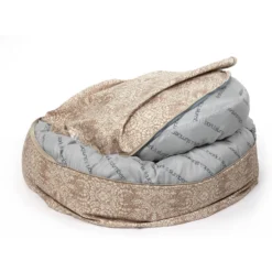 Bark And Slumber Round Cloud Bolster Dog Bed With Removable Cover -ROYAL CANIN Shop 361271 PT7. AC SS1800 V1645491186