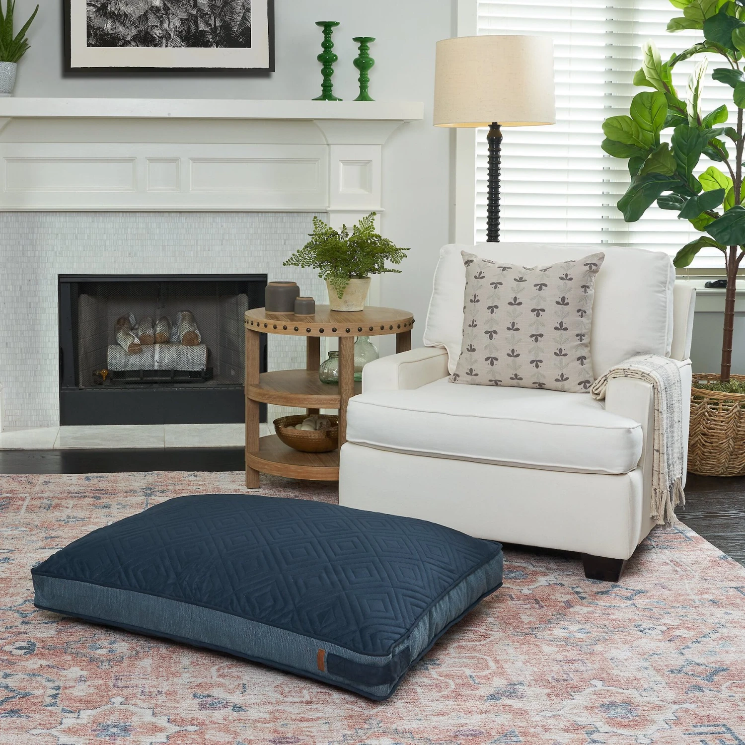 Bark And Slumber Rectangular Lounger Pillow Dog Bed With Removable Cover 4 Bark And Slumber Rectangular Lounger Pillow Dog Bed With Removable Cover - Image 4