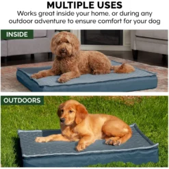FurHaven Quilt Top Orthopedic Convertible Indoor/Outdoor Cat & Dog Bed -ROYAL CANIN Shop 362112 PT2. AC SS1800 V1645660621
