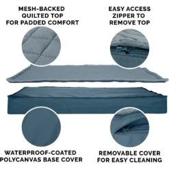 FurHaven Quilt Top Orthopedic Convertible Indoor/Outdoor Cat & Dog Bed -ROYAL CANIN Shop 362112 PT4. AC SS1800 V1667229701