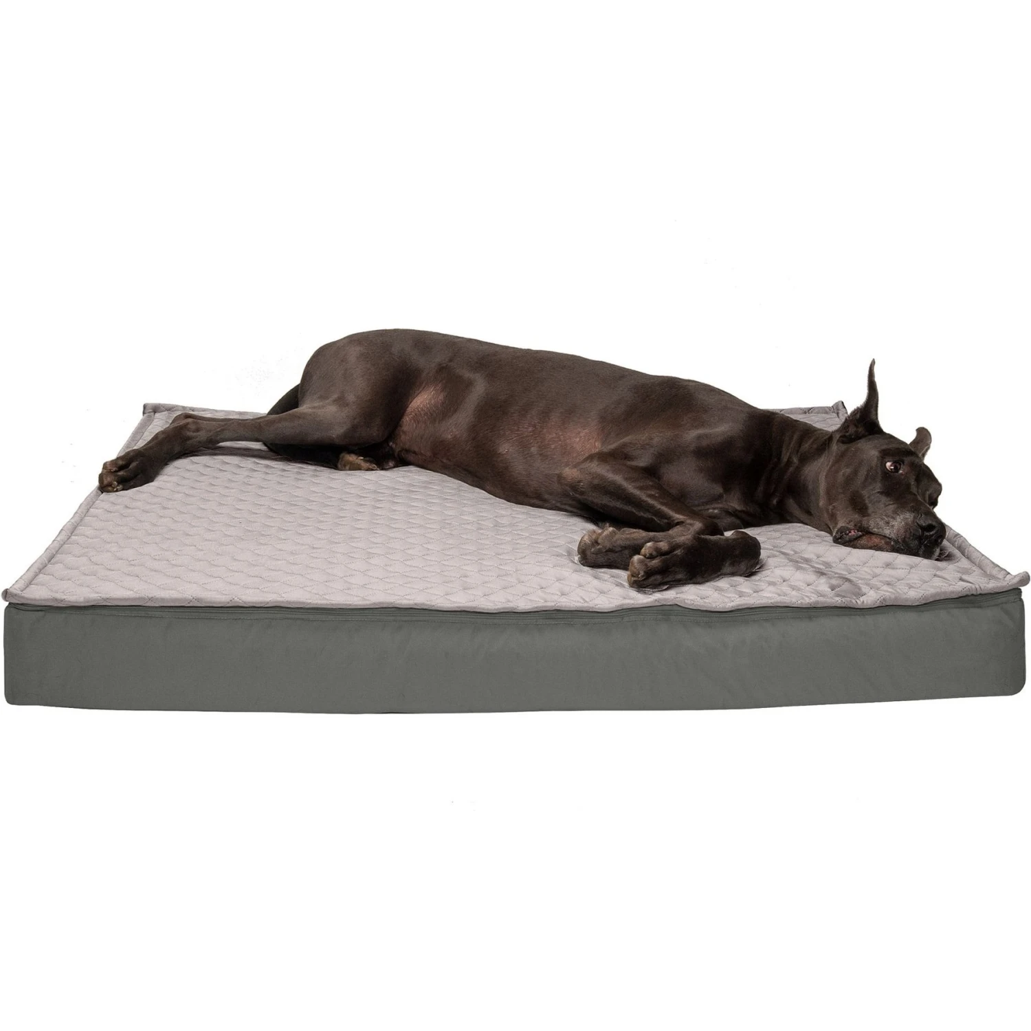 FurHaven Quilt Top Cooling Gel Convertible Indoor/Outdoor Cat & Dog Bed 2 FurHaven Quilt Top Cooling Gel Convertible Indoor/Outdoor Cat & Dog Bed - Image 2