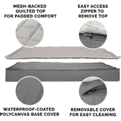 FurHaven Quilt Top Cooling Gel Convertible Indoor/Outdoor Cat & Dog Bed 12 FurHaven Quilt Top Cooling Gel Convertible Indoor/Outdoor Cat & Dog Bed -ROYAL CANIN Shop 362151 PT4. AC SS1800 V1666817961