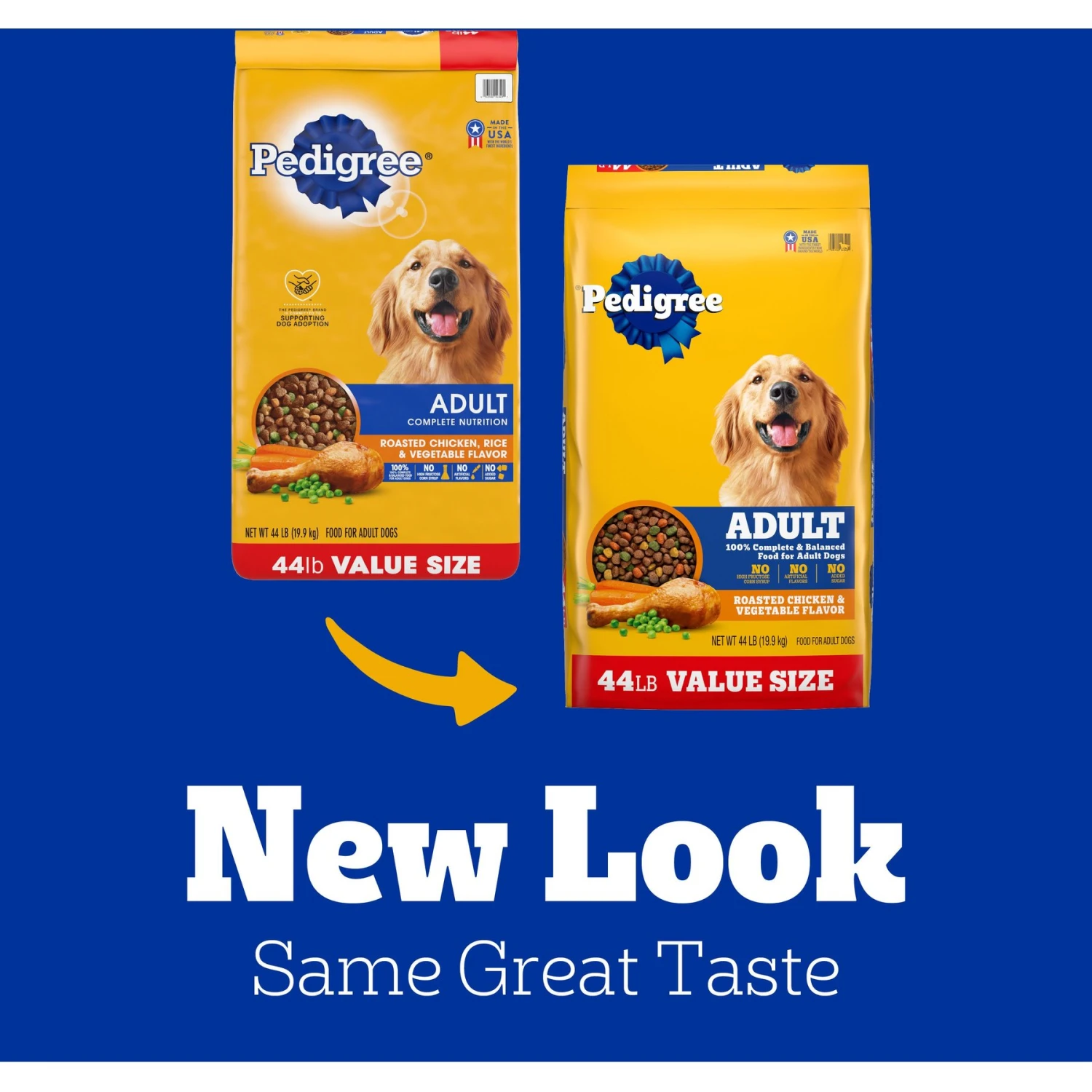 Pedigree Complete Nutrition Roasted Chicken, Rice & Vegetable Flavor Dog Kibble Adult Dry Dog Food 3 Pedigree Complete Nutrition Roasted Chicken, Rice & Vegetable Flavor Dog Kibble Adult Dry Dog Food - Image 3