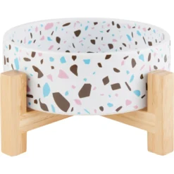 Frisco Elevated Terrazzo Non-skid Ceramic Bowl With Bamboo Stand 14 Frisco Elevated Terrazzo Non-skid Ceramic Bowl With Bamboo Stand -ROYAL CANIN Shop 363375 PT5. AC SS1800 V1657657266
