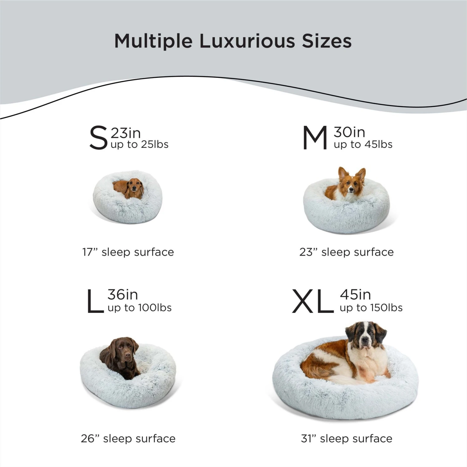 Best Friends By Sheri The Original Calming Shag Fur Donut Cuddler Cat & Dog Bed 4 Best Friends By Sheri The Original Calming Shag Fur Donut Cuddler Cat & Dog Bed - Image 4