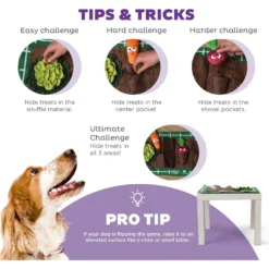 Outward Hound Activity Matz Garden Game Puzzle Plush Dog Toy -ROYAL CANIN Shop 368204 PT3. AC SS1800 V1694286100