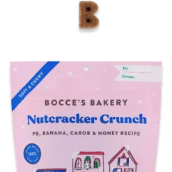 Bocce's Bakery Nutcracker Peanut Butter Flavored Crunch Soft & Chewy Dog Treats, 6-oz Bag -ROYAL CANIN Shop 373423 PT2. AC SS1800 V1660932839