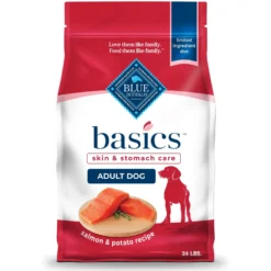 Blue Buffalo Basics Skin & Stomach Care Salmon & Potato Recipe Adult Dry Dog Food